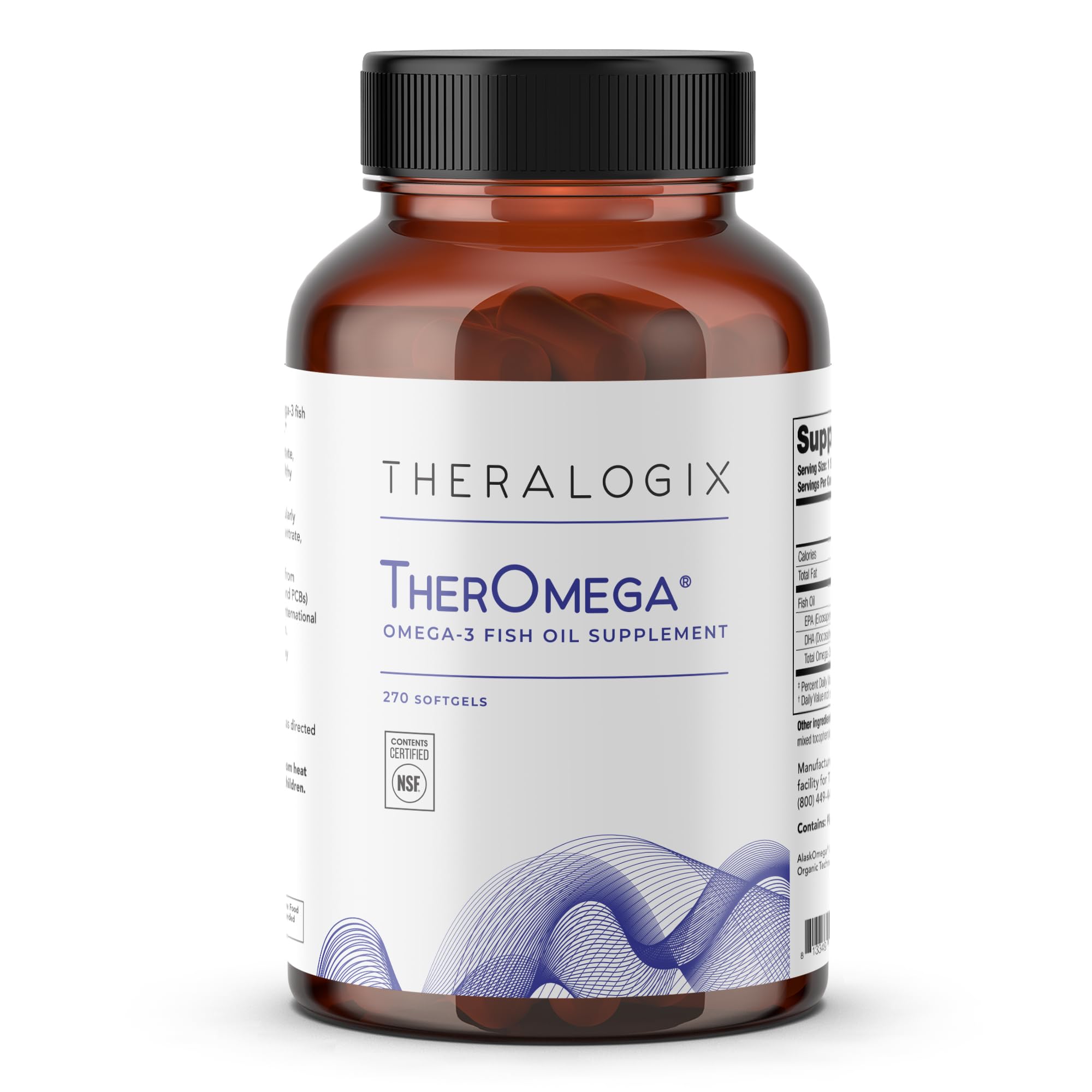 Amazon.com: Theralogix TherOmega Omega-3 Fish Oil Supplement